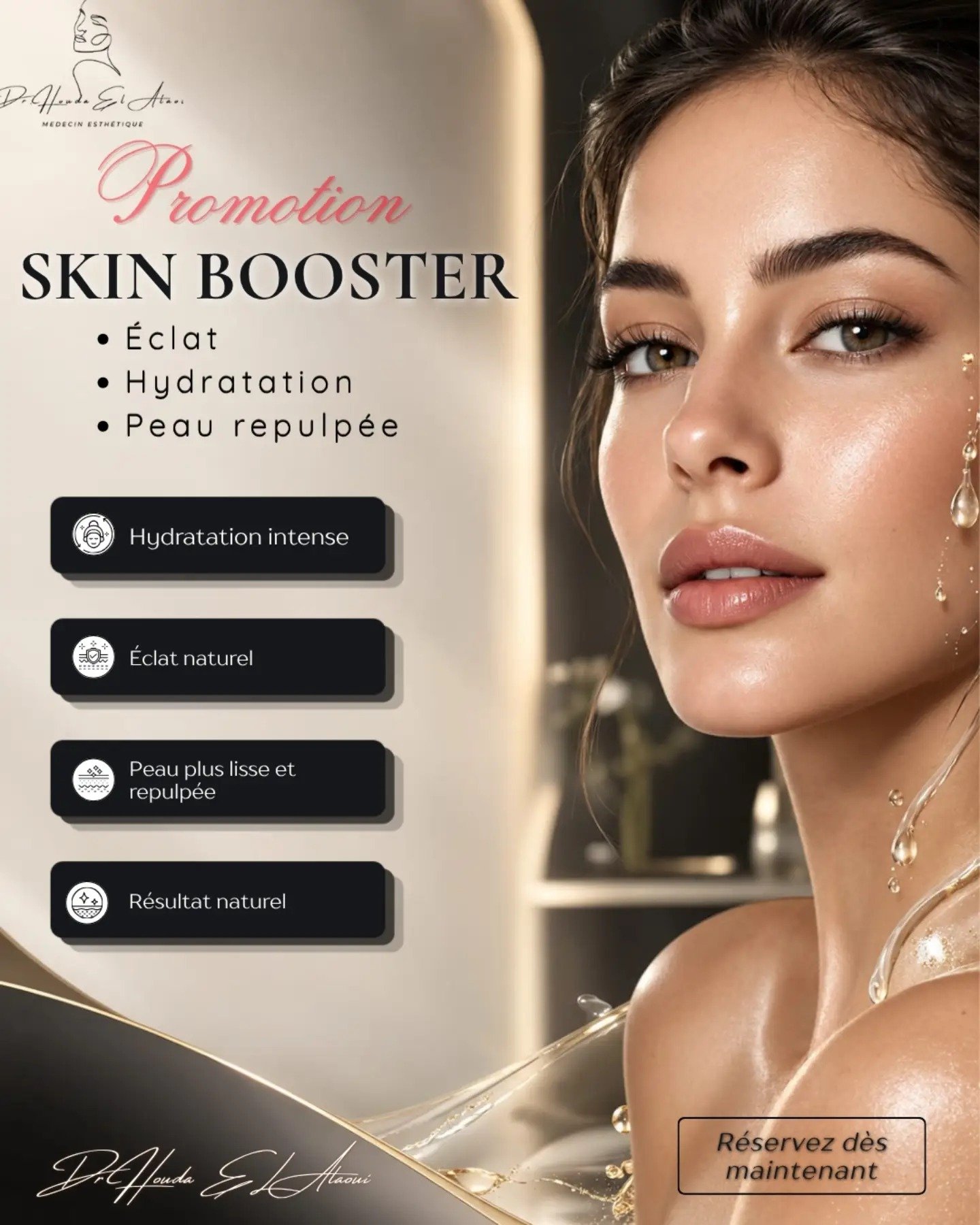 Soin Skinbooster, publié sur Instagram